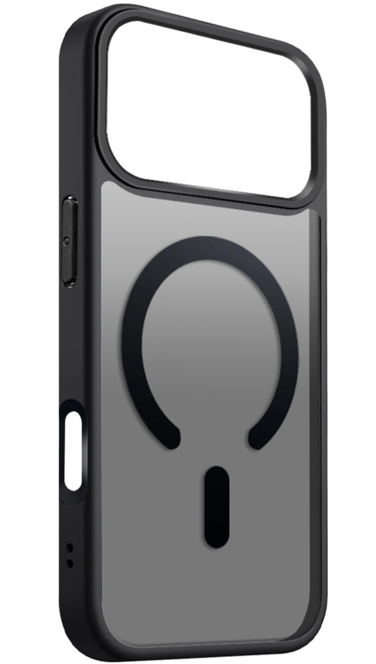 MagSafe-Hülle für Apple iPhone 18 Pro / 17 Pro, Etteri, Matt Mag, Schwarz