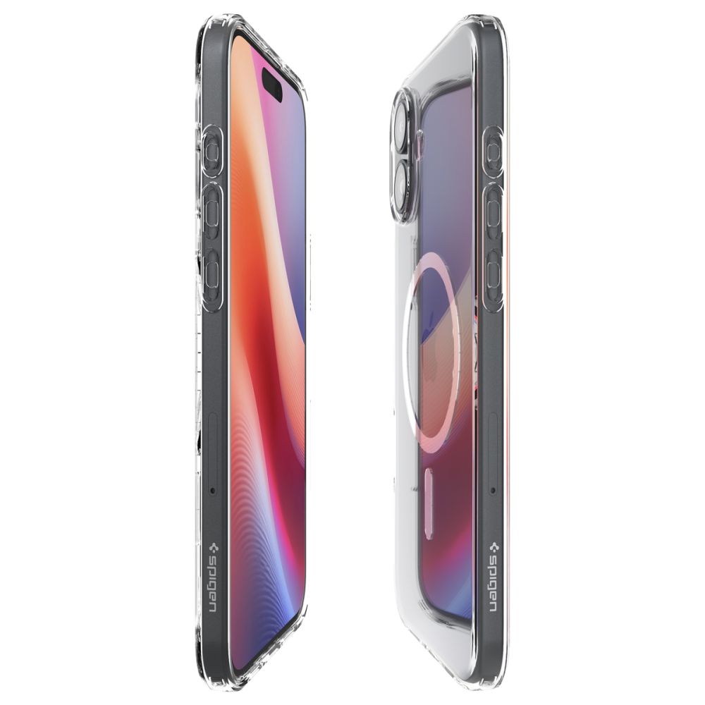 MagSafe-Hülle für Apple iPhone 16 Plus, Spigen, Liquid Crystal, Transparent ACS08388