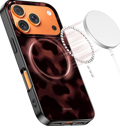 MagSafe Hülle für Apple iPhone 17 Pro Max, Tech-Protect, Lamano Panther, Schwarz