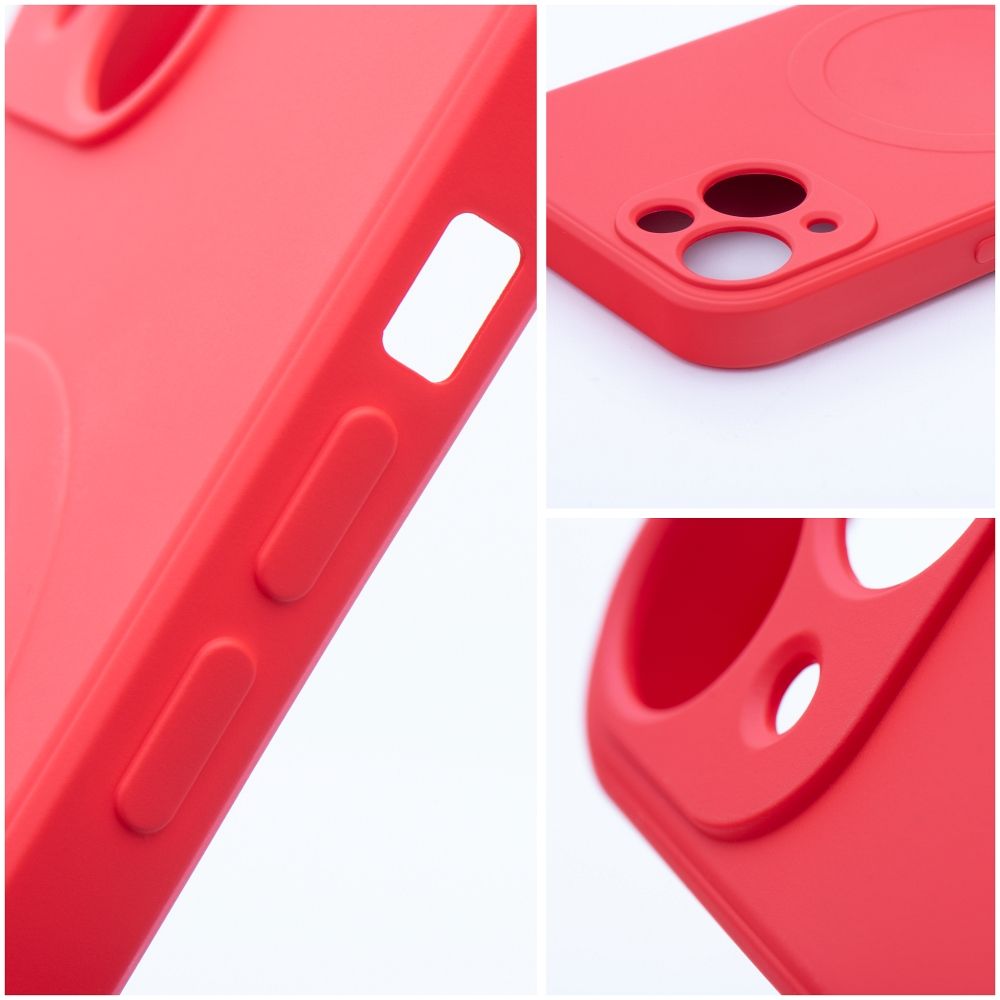 MagSafe-Hülle für Apple iPhone 17e / 16e, OEM, Silicone Mag, Rot