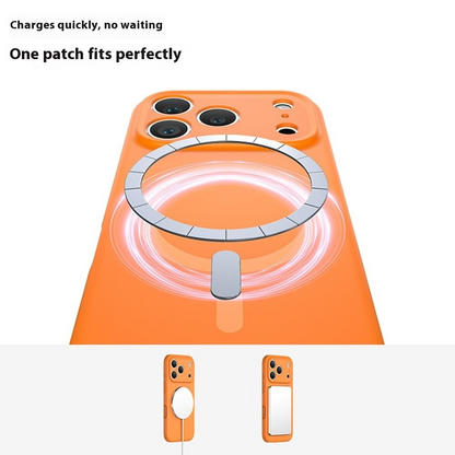 MagSafe-Hülle für Apple iPhone 17 Pro Max, OEM, Flüssigsilikon, Türkis