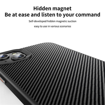 MagSafe-Hülle für Apple iPhone 15, OEM, Carbon, Schwarz