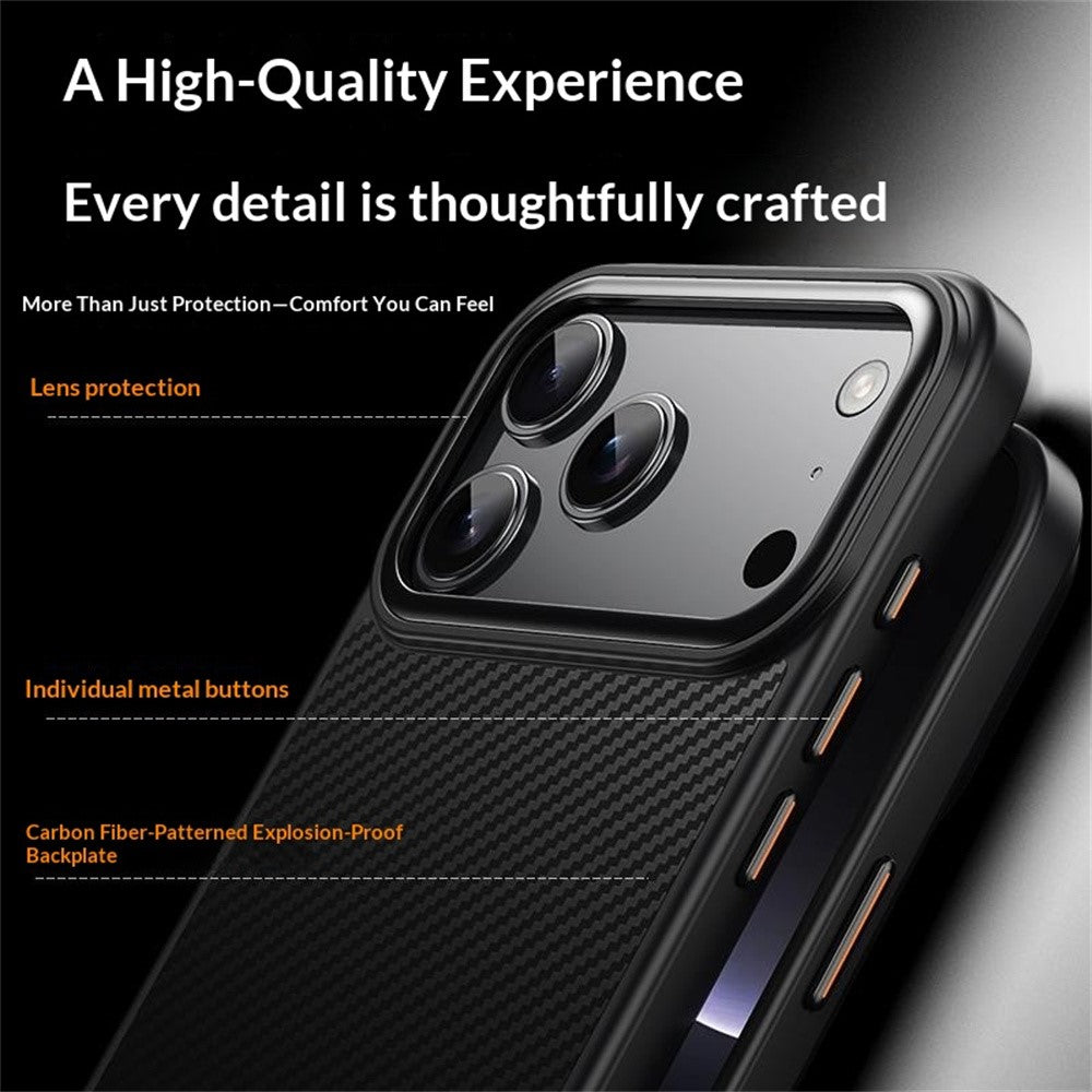 MagSafe-Hülle für Apple iPhone 18 Pro / 17 Pro, OEM, Carbon, Schwarz