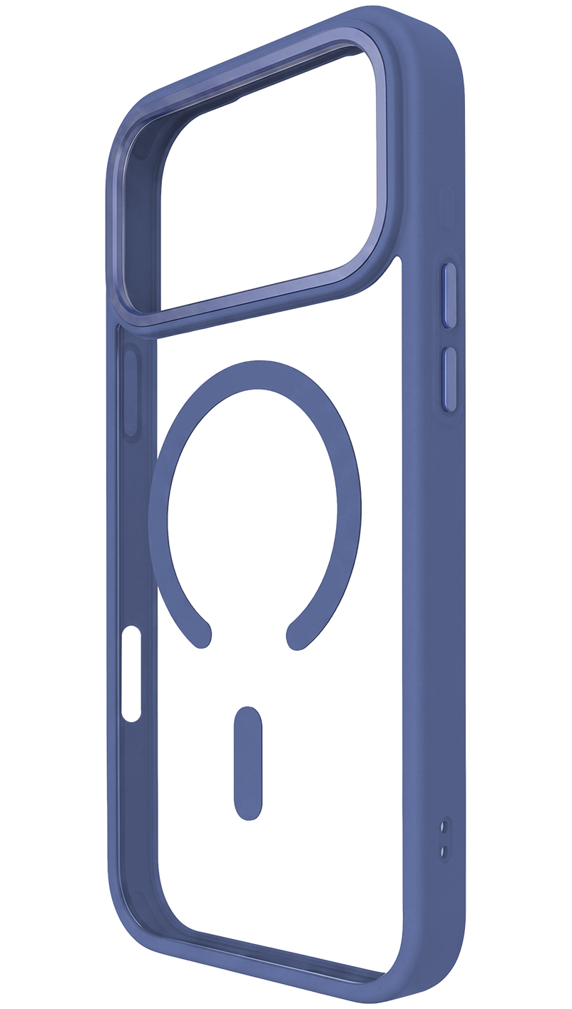 MagSafe-Hülle für Apple iPhone 18 Pro Max / 17 Pro Max, OEM, Color Clear Mag, Blau