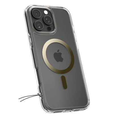 MagSafe Case for Apple iPhone 16 Pro Max, Spigen, Ultra Hybrid, Gold ACS08001