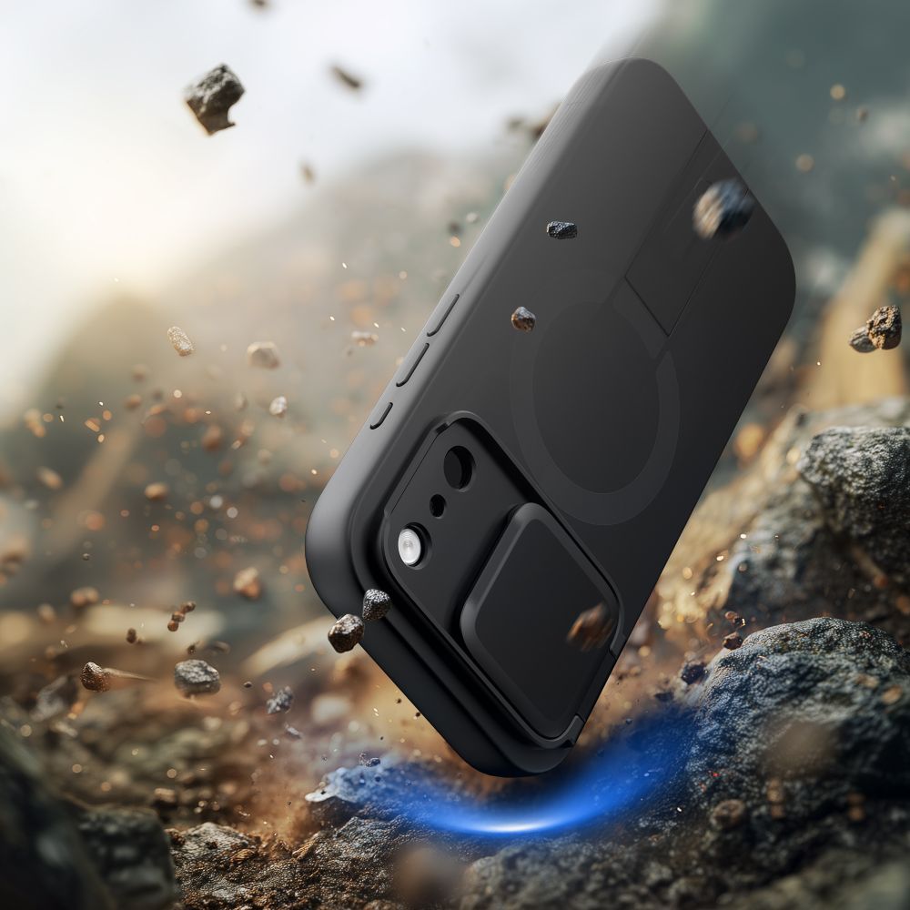 MagSafe Hülle für Apple iPhone 17 Pro Max, Tech-Protect, Kevlar Aura, Schwarz