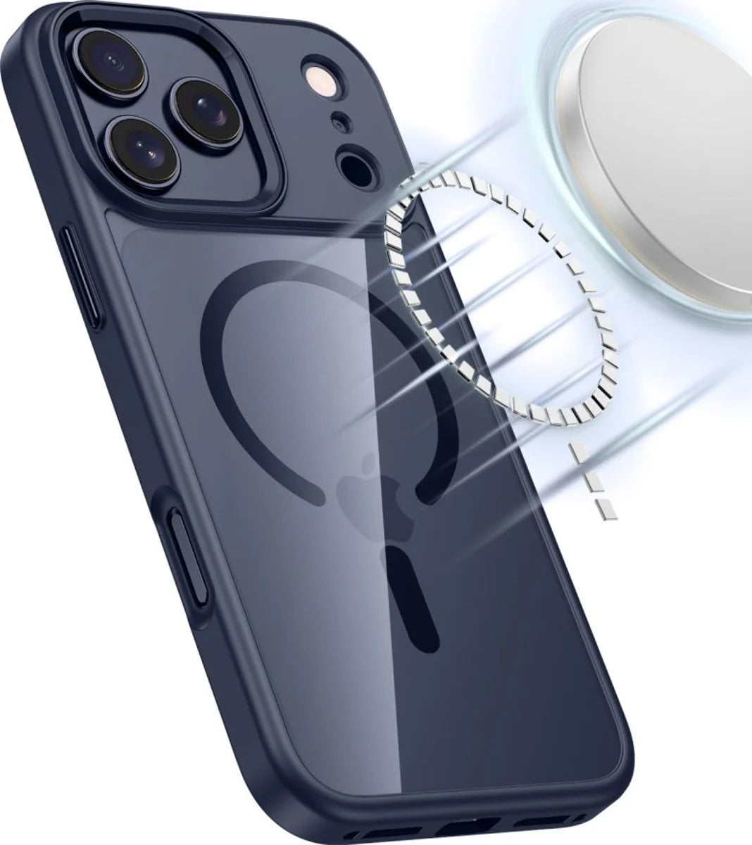 MagSafe Hülle für Apple iPhone 17 Pro, Tech-Protect, Magmat, Marineblau