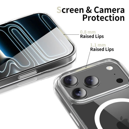 MagSafe Hülle für Apple iPhone 17 Pro Max, Tech-Protect, Flexair Hybrid CC, Transparent