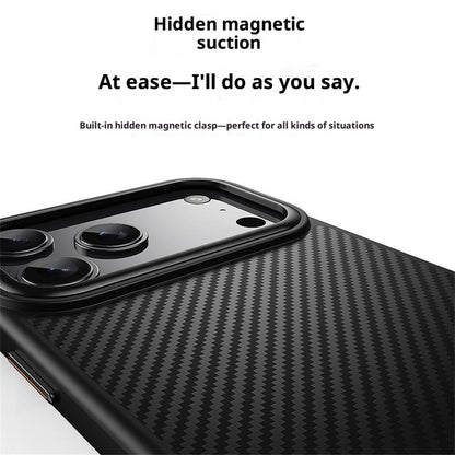 MagSafe-Hülle für Apple iPhone 18 Pro / 17 Pro, OEM, Carbon, Schwarz