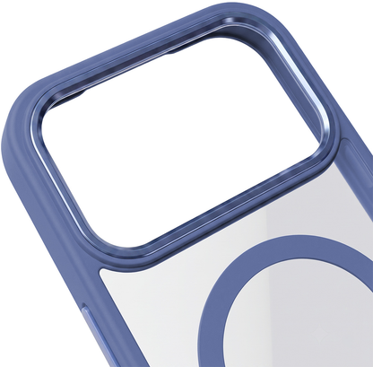 MagSafe-Hülle für Apple iPhone 18 Pro Max / 17 Pro Max, OEM, Color Clear Mag, Blau