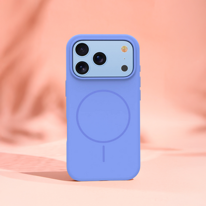 MagSafe-Hülle für Apple iPhone 18 Pro Max / 17 Pro Max, OEM, dünn aus Silikon, blau