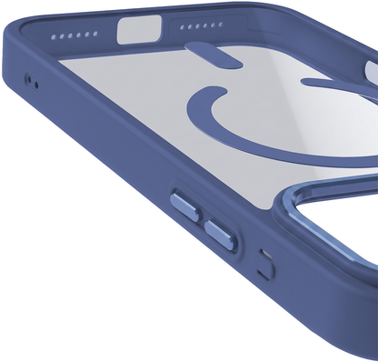 MagSafe-Hülle für Apple iPhone 18 Pro Max / 17 Pro Max, OEM, Color Clear Mag, Blau