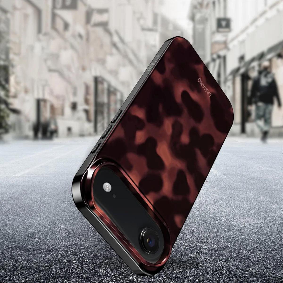 MagSafe Hülle für Apple iPhone 17 Air, Tech-Protect, Lamano Panther, Schwarz
