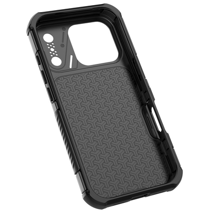 MagSafe-Hülle für Apple iPhone 18 Pro / 17 Pro, OEM, Carbon- und Eckenschutz, Schwarz