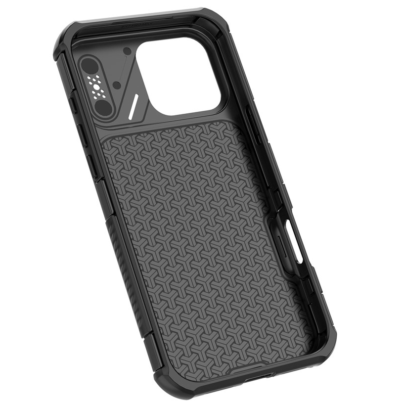 MagSafe-Hülle für Apple iPhone 18 Pro / 17 Pro, OEM, Carbon- und Eckenschutz, Lila
