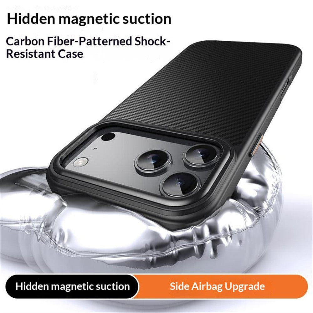 MagSafe-Hülle für Apple iPhone 18 Pro / 17 Pro, OEM, Carbon, Schwarz