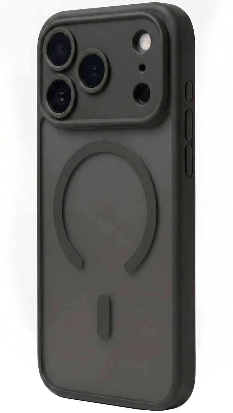 MagSafe Case for Apple iPhone 18 Pro / 17 Pro, OEM, Mag Big Hole, Matte Black