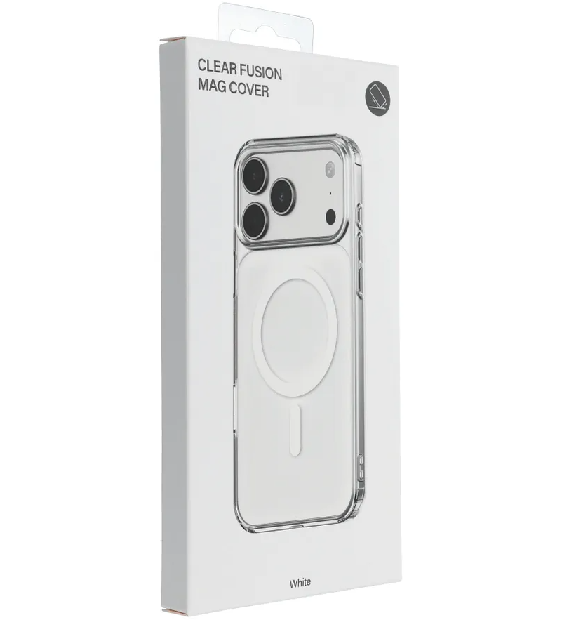 MagSafe-Hülle für Apple iPhone 17e / 16e, OEM, Clear Fusion Mag Cover, Weiß