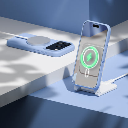 MagSafe-Hülle für Apple iPhone 18 Pro Max / 17 Pro Max, Etteri, Silicone Mag, Blau