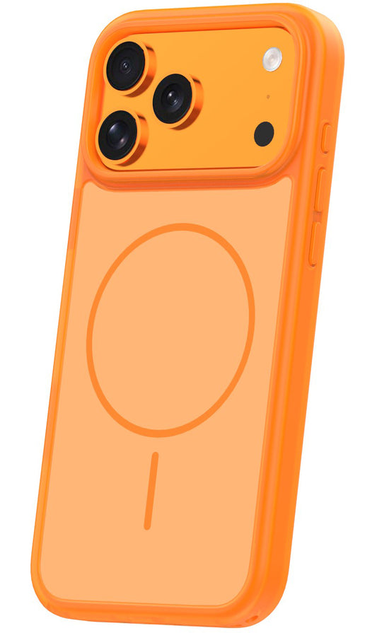 MagSafe-Hülle für Apple iPhone 18 Pro / 17 Pro, OEM, Frame Thin Mag, Orange
