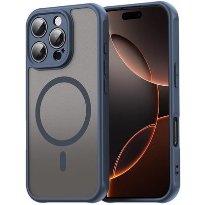 MagSafe-Hülle für Apple iPhone 11 Pro Max, Techsuit, HaloFrost II, Marineblau