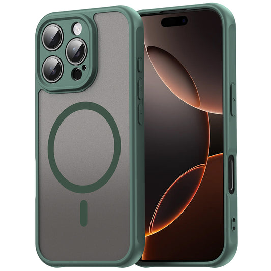 MagSafe-Hülle für Apple iPhone 11 Pro Max, Techsuit, HaloFrost II, Grün