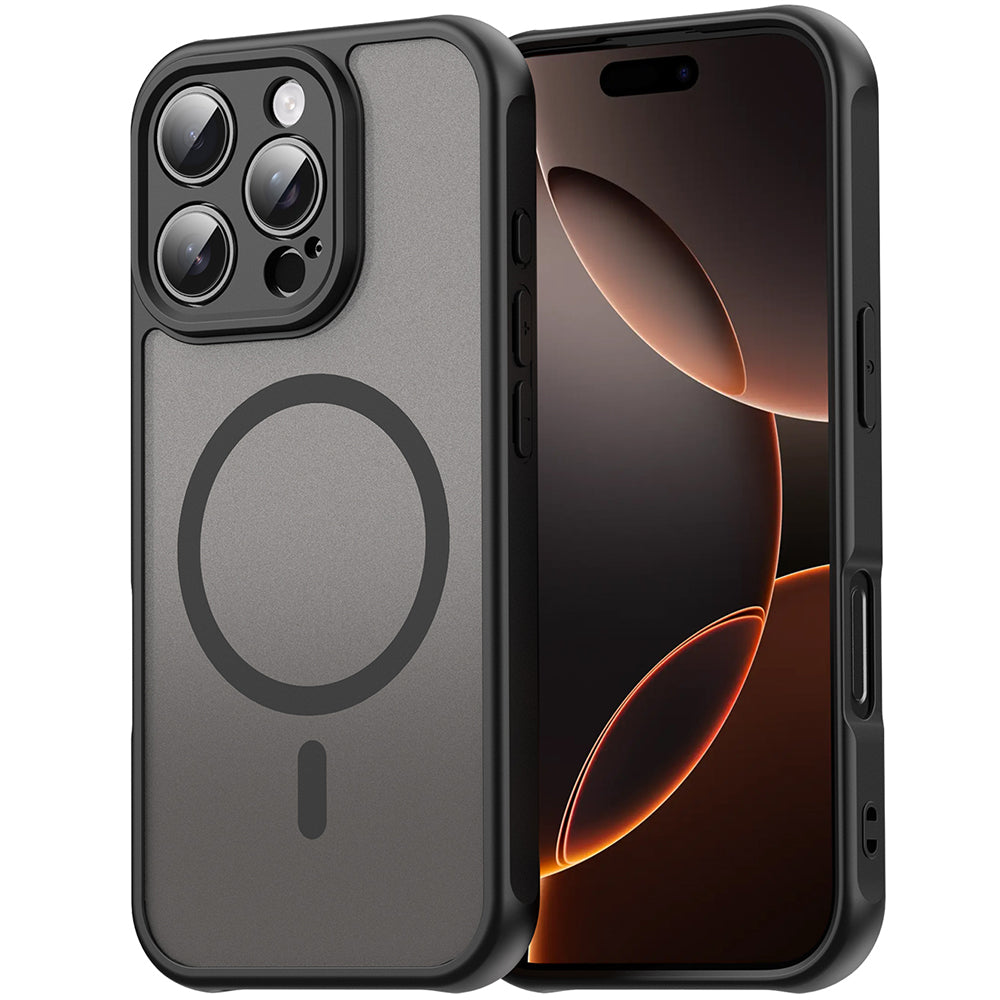 MagSafe-Hülle für Apple iPhone 11, Techsuit, HaloFrost II, Schwarz
