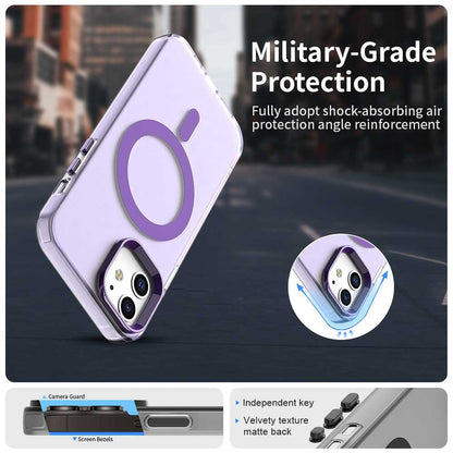 MagSafe Case for Apple iPhone 12 / 12 Pro, Techsuit, CandyCase, Purple