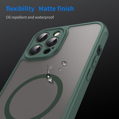 MagSafe-Hülle für Apple iPhone 12 Pro, Techsuit, HaloFrost II, Grün