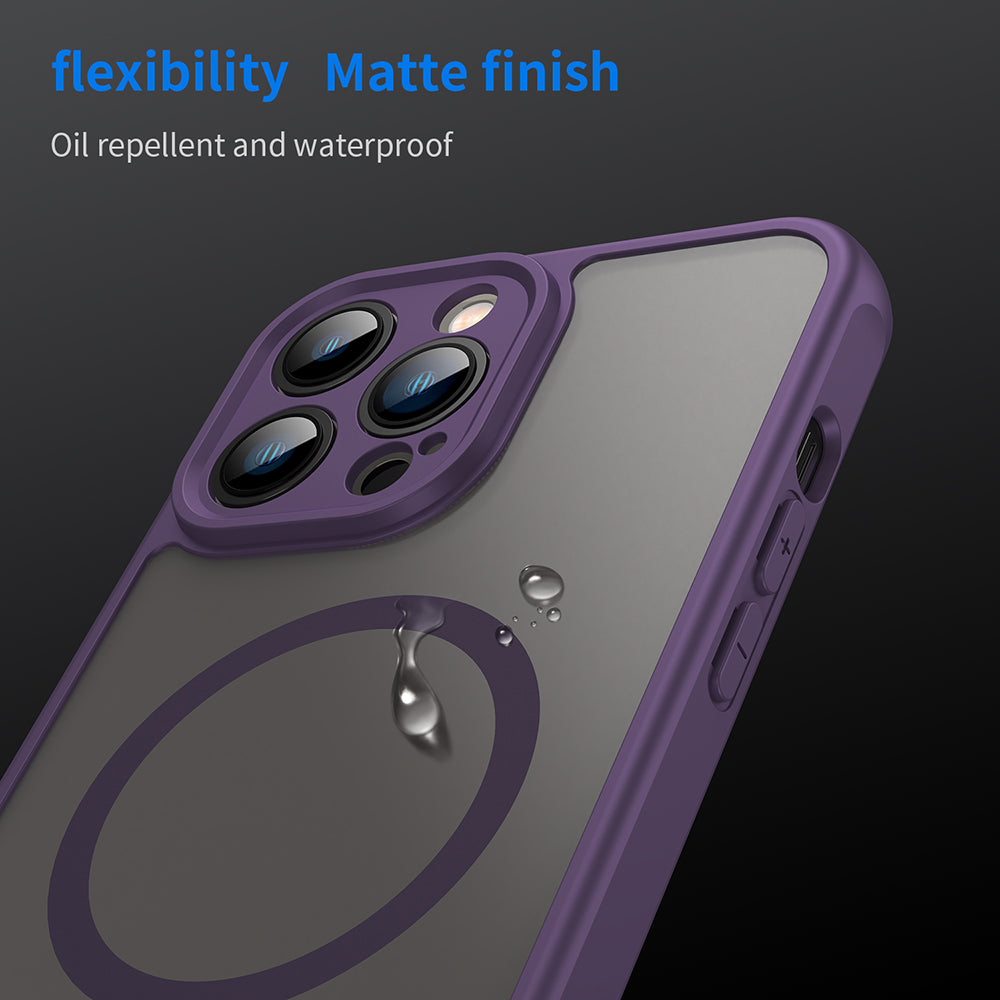MagSafe-Hülle für Apple iPhone 13 Pro, Techsuit, HaloFrost II, Lila