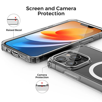 MagSafe Case for Apple iPhone 13 Pro, Techsuit, Pro, Transparent