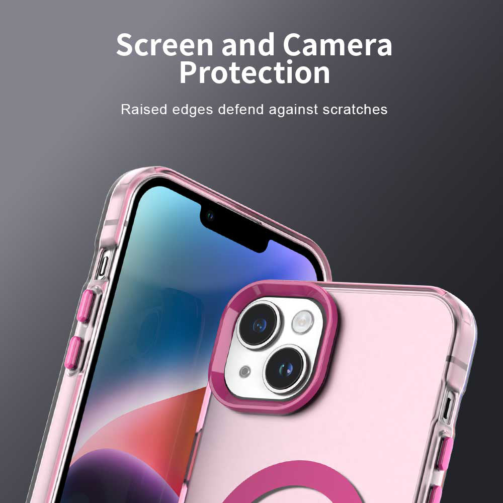 MagSafe Case for Apple iPhone 13, Techsuit, CandyCase, Pink