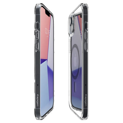 MagSafe Hülle für Apple iPhone 14 Plus, Spigen, Ultra Hybrid Carbon, Transparent