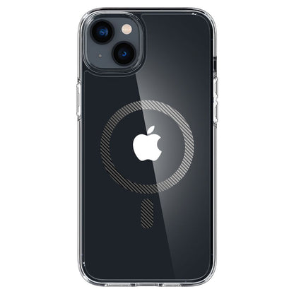 MagSafe Hülle für Apple iPhone 14 Plus, Spigen, Ultra Hybrid Carbon, Transparent
