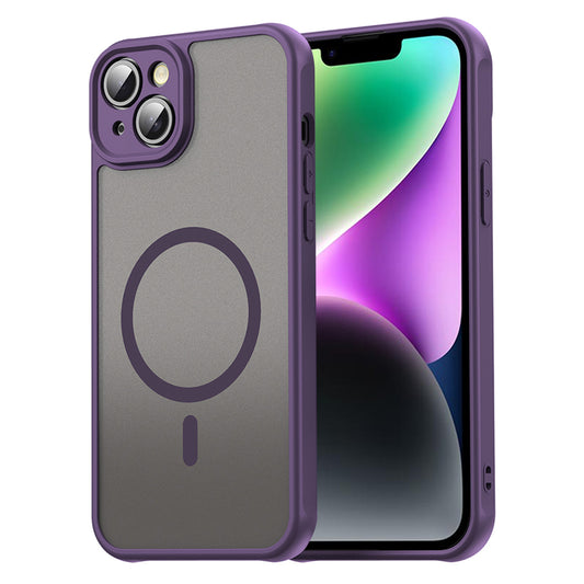 MagSafe Case for Apple iPhone 14 Plus, Techsuit, HaloFrost II, Purple