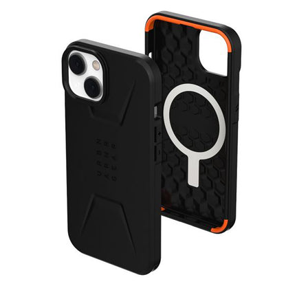MagSafe-Hülle für Apple iPhone 14 Plus, Urban Armor Gear, Civilian, Schwarz