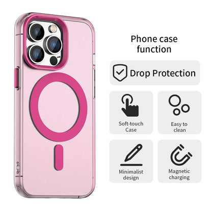 MagSafe Case for Apple iPhone 14 Pro Max, Techsuit, CandyCase, Pink