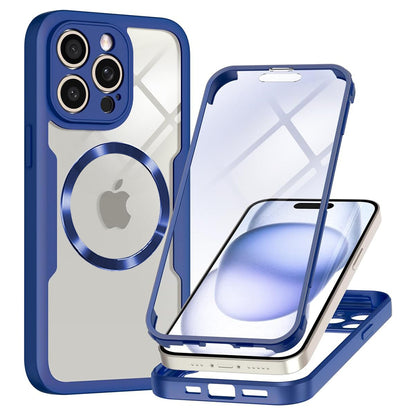 MagSafe-Hülle für Apple iPhone 14 Pro Max, Techsuit, ColorVerse 360, Blau