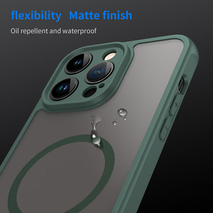 MagSafe-Hülle für Apple iPhone 14 Pro Max, Techsuit, HaloFrost II, Grün