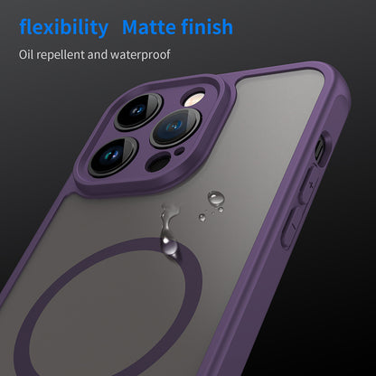 MagSafe-Hülle für Apple iPhone 14 Pro, Techsuit, HaloFrost II, Lila