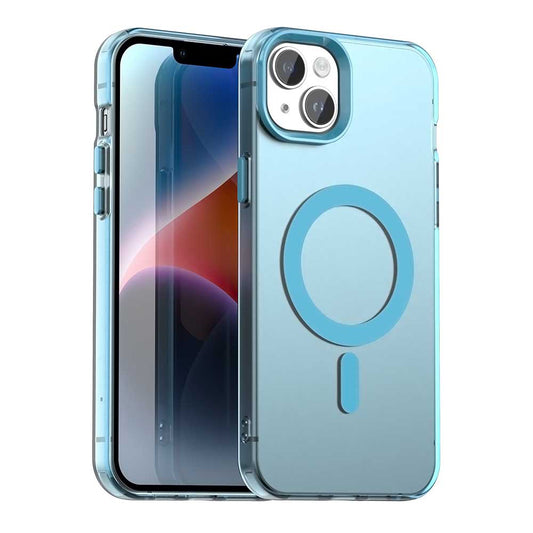 MagSafe Case for Apple iPhone 14, Techsuit, CandyCase, Blue