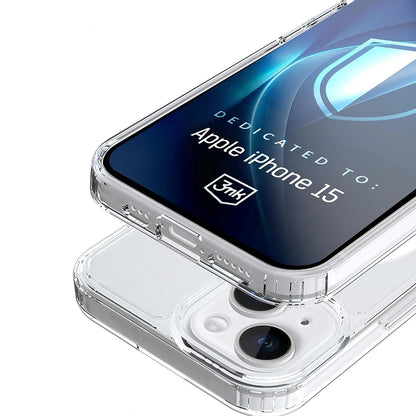 MagSafe-Hülle für Apple iPhone 15, 3MK, Armor MagCase, Transparent