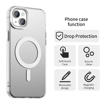 MagSafe-Hülle für Apple iPhone 15 Plus, Techsuit, CandyCase, Weiß
