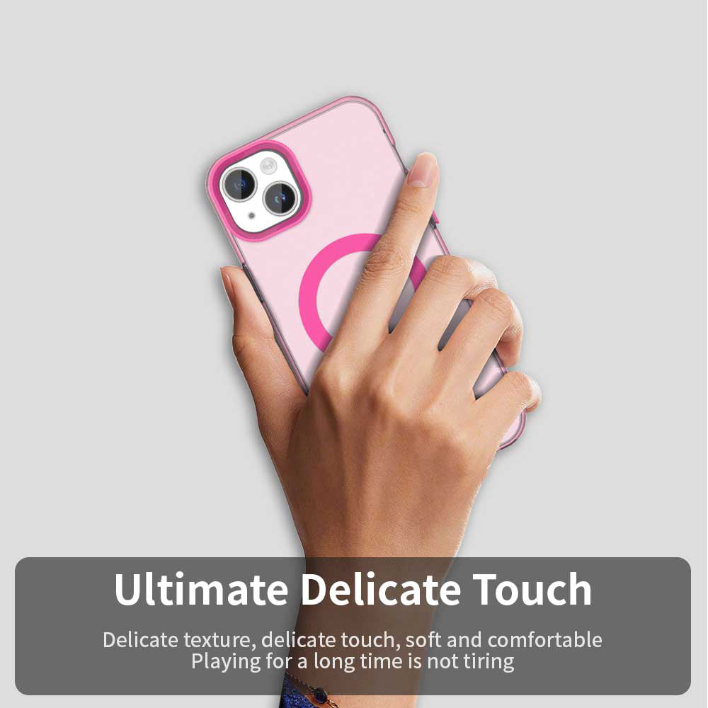 MagSafe-Hülle für Apple iPhone 15 Plus, Techsuit, CandyCase, Rosa