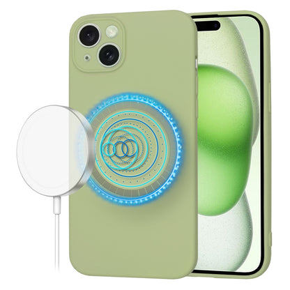 MagSafe-Hülle für Apple iPhone 15 Plus, Techsuit, SoftFlex, Matcha