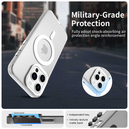 MagSafe-Hülle für Apple iPhone 15 Pro Max, Techsuit, CandyCase, Weiß
