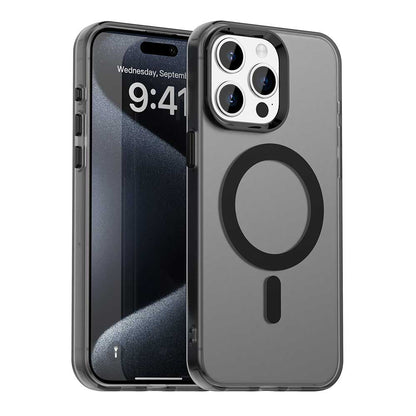 MagSafe Case for Apple iPhone 15 Pro Max, Techsuit, CandyCase, Black