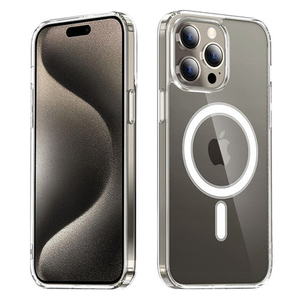 MagSafe Case for Apple iPhone 15 Pro Max, Techsuit, Pro, Transparent
