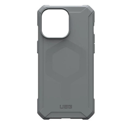 MagSafe Case for Apple iPhone 15 Pro Max, Urban Armor Gear, Essential Armor, Silver