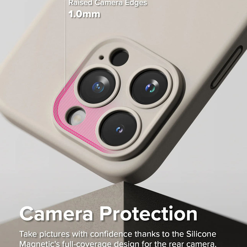MagSafe Case for Apple iPhone 15 Pro, Ringke, Silicone, Lime Green